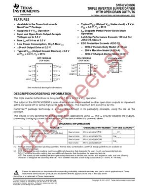 SN74LVC3G06DCUR datasheet  